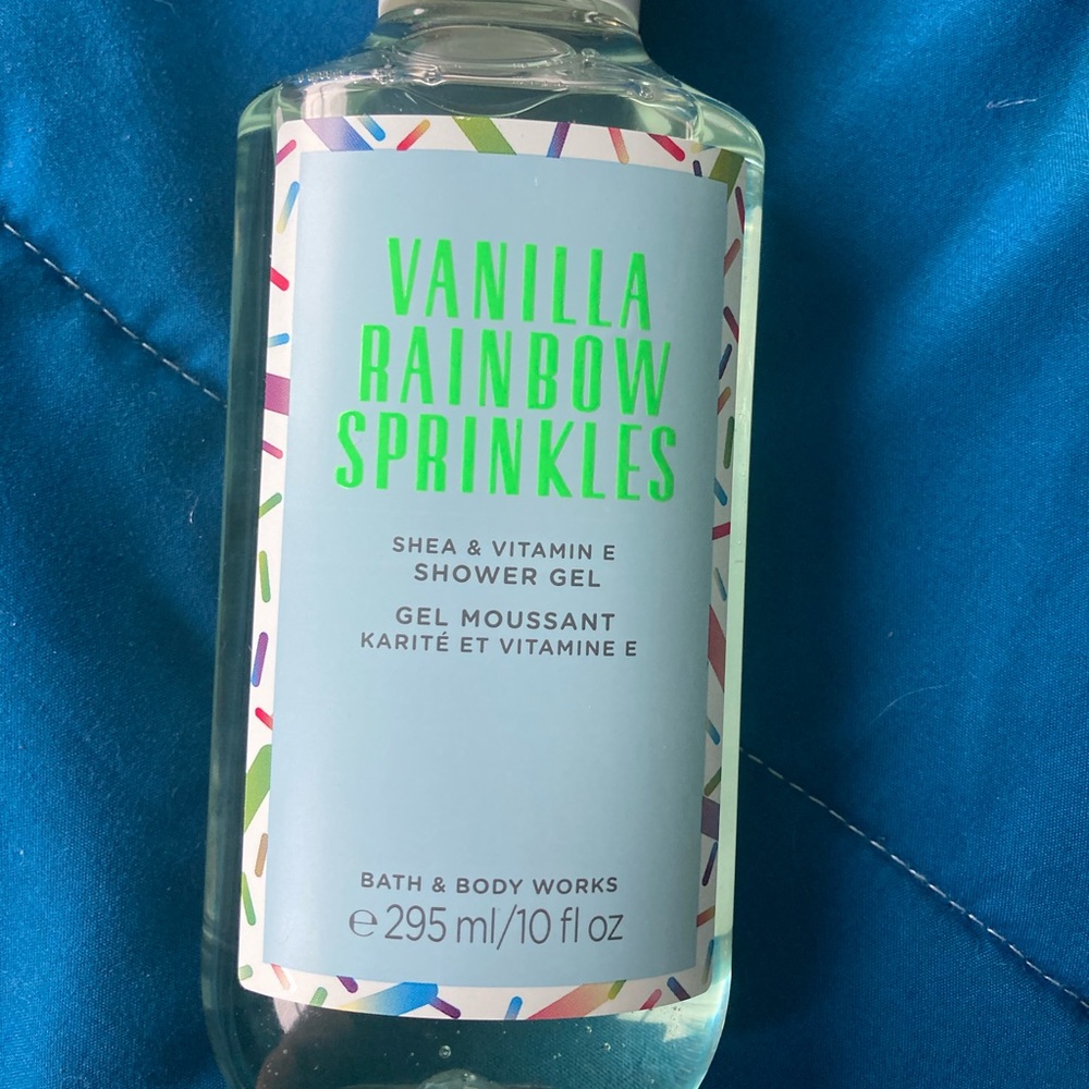 Vanilla Rainbow Sprinkles shower gel